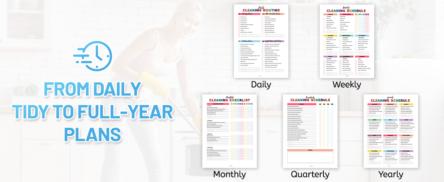 From Daily Tidy to Full-Year Plans