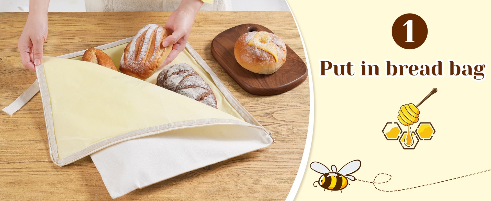 Step 1 — Put in Bread